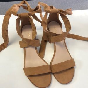 ALDO suede strappy sandals